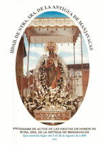 Fiestas de Nuestra Señora de la Antigua de Manjavacas 1989 Mota del Cuervo